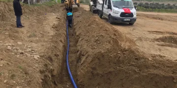 Hacıbektaşlı’ya içme suyu hattı döşendi