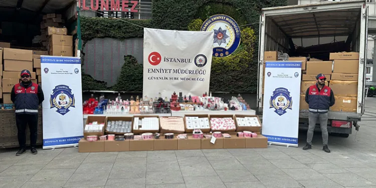 İstanbul’da sahte parfüm operasyonu