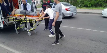 Diyarbakır’da iki otomobil çarpıştı: 1 yaralı