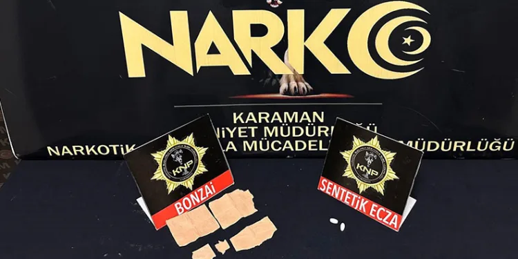 Karaman’da uyuşturucu operasyonu: 1 tutuklama