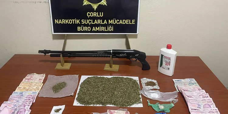 Tekirdağ’da uyuşturucu operasyonu: 14 gözaltı