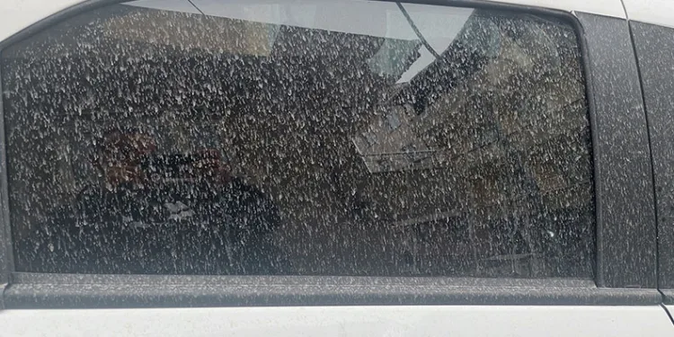 Tekirdağ’da gökten çamur yağdı