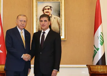 Erdoğan Barzani ile görüştü