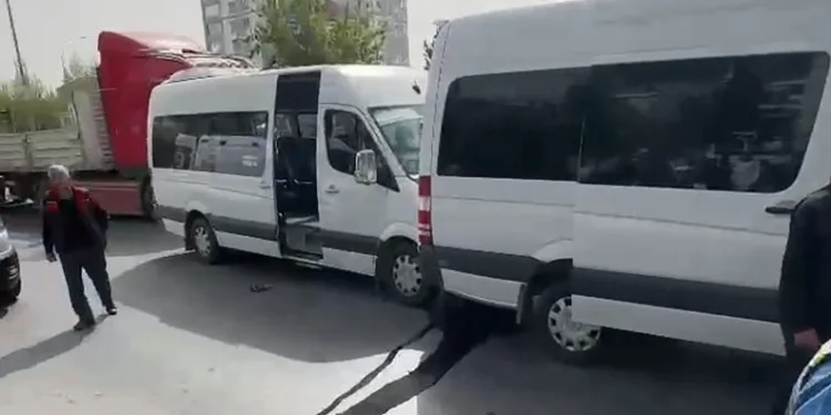 Elazığ’da zincirleme trafik kazası: 1 yaralı