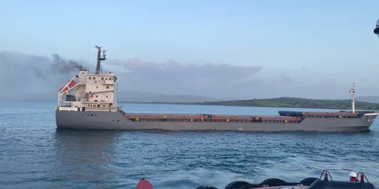 Çanakkale Boğazı’nda gemi yangını