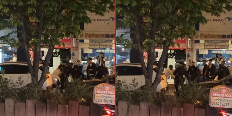 Bursa’da gençler kız meselesi yüzünden birbirine girdi