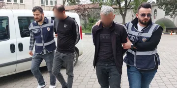İnşaattan elektrikli vinç çalan 2 kişi yakalandı