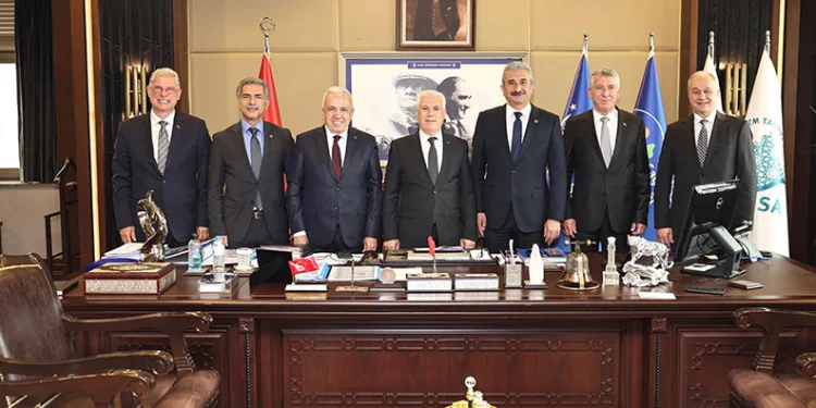 CHP’li başkanlardan Mustafa Bozbey’e ziyaret