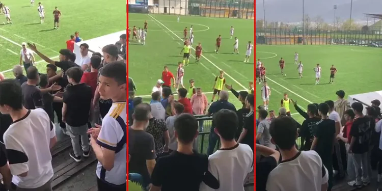 Bursa’da bir futbol maçında oyunculara hakaret