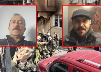 Yangında hayatını kaybeden baba-oğula son veda