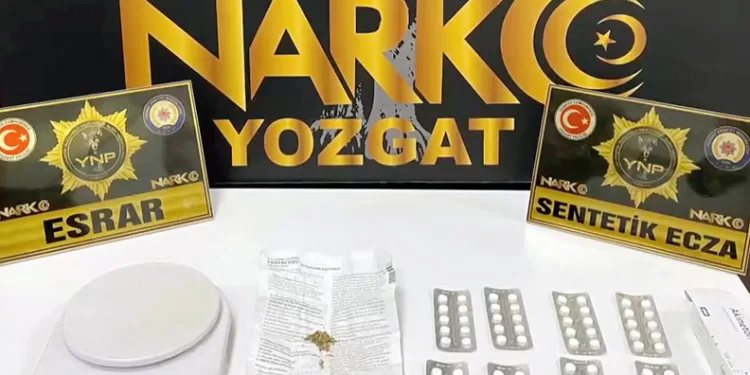 Yozgat’ta uyuşturucu operasyonu: 2 kişi tutuklandı