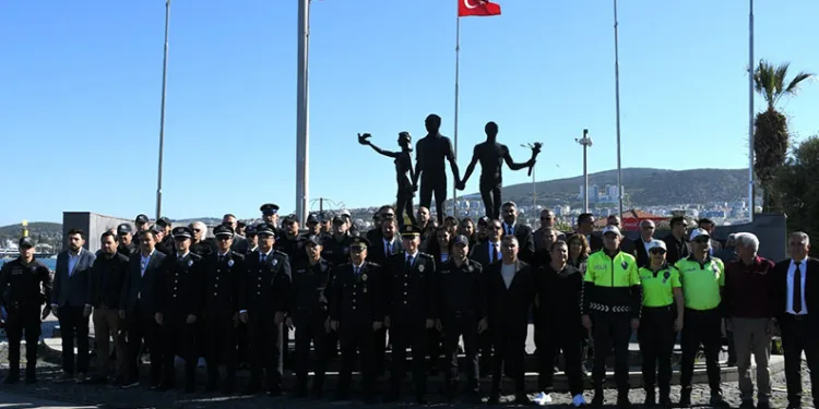 Kuşadası’nda Türk Polis Teşkilatı’nın 179’uncu kuruluş yıl dönümü kutlandı