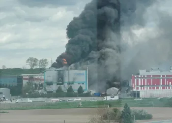 Tekirdağ’da fabrika yangını