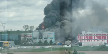 Tekirdağ’da fabrika yangını