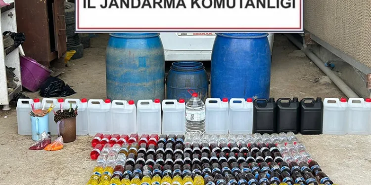 200 litre sahte içki ele geçirildi