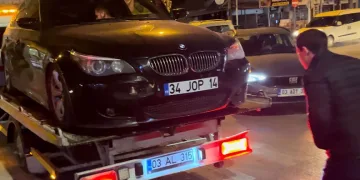 Drift atan sürücüyü polis affetmedi