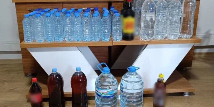 Bursa’da 105 litre sahte alkol ele geçirildi