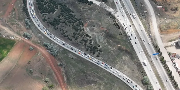 43 ilin geçiş güzergahında helikopterli denetim