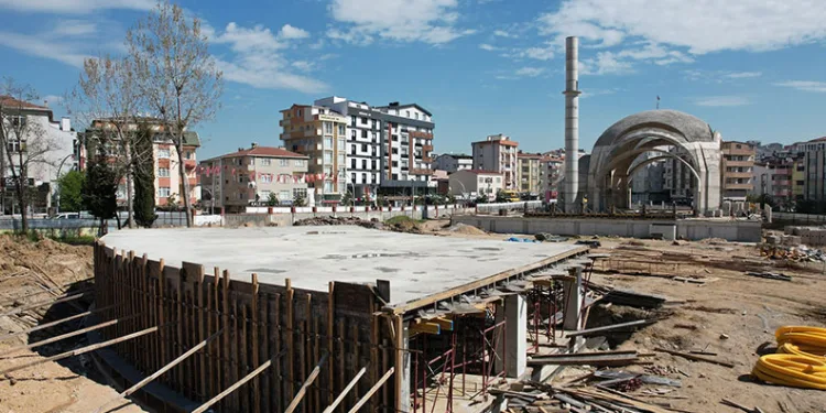 İlçenin yeni cazibe merkezi haline gelecek projede çalışmalar sürüyor