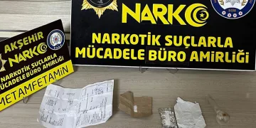 Akşehir’de uyuşturucu operasyonu