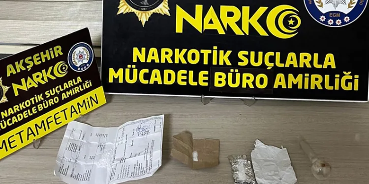 Akşehir’de uyuşturucu operasyonu