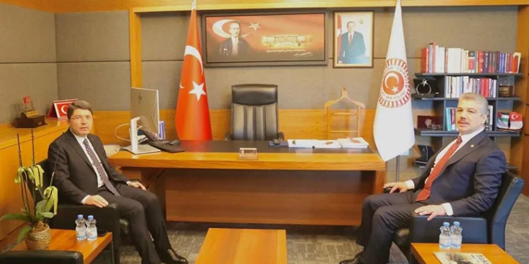 Adalet Bakanı Tunç, TBMM Adalet Komisyonu Başkanı Yüksel’i ziyaret etti