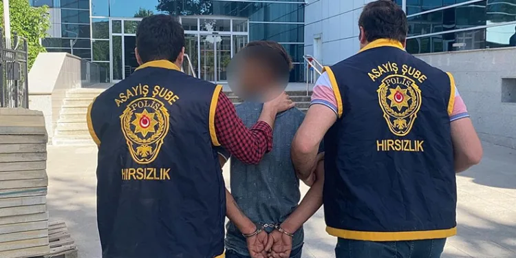 Hırsızlık şüphelisi mahkemece tutuklandı