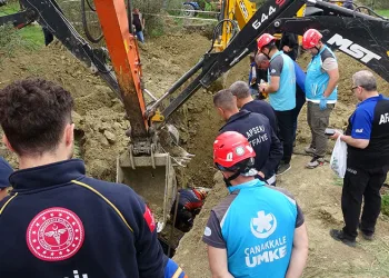 Çanakkale’de toprak kayması: 1 gözaltı