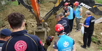 Çanakkale’de toprak kayması: 1 gözaltı