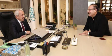 Sunay Akın’dan Şadi Özdemir’e ziyaret