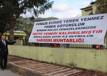 Seçilen muhtarın ilk icraatı cenaze yemeğini kaldırmak oldu