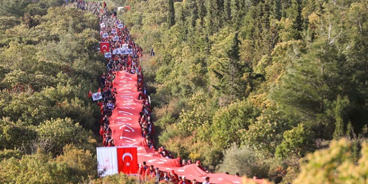 57. alaya vefa yürüyüşü
