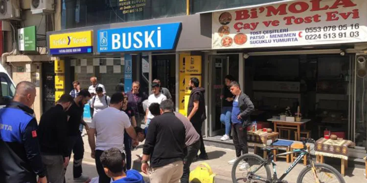 Gemlik’te ceza yiyen işletme sahibi bayıldı