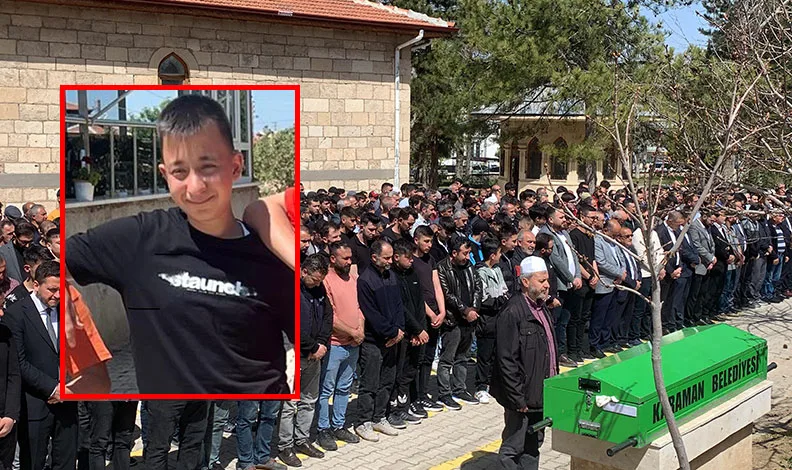 Kazada hayatını kaybeden 17 yaşındaki genç son yolculuğuna uğurlandı