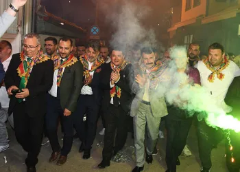 Erkan Aydın’a coşkulu karşılama