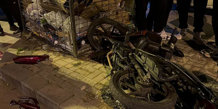 Bursa’da otomobil ile motosiklet çarpıştı: 2 yaralı