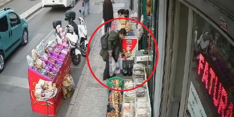Bursa’da müşteri gibi geldi, zeytin bidonunu çaldı