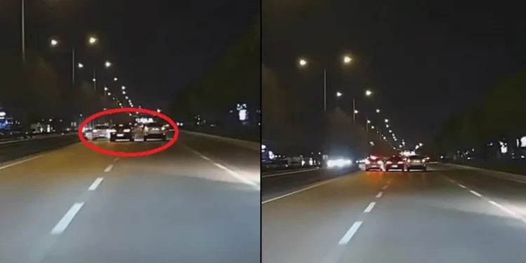 Bursa’da makas atan otomobil kazaya sebep oluyordu
