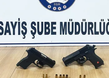 Silahla havaya ateş eden şahıslar yakalandı