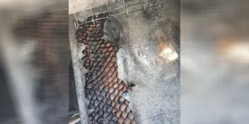 Antakya’da çıkan konteyner yangını söndürüldü