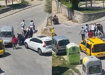 Bayramlaşmaya giderken adeta savaştılar