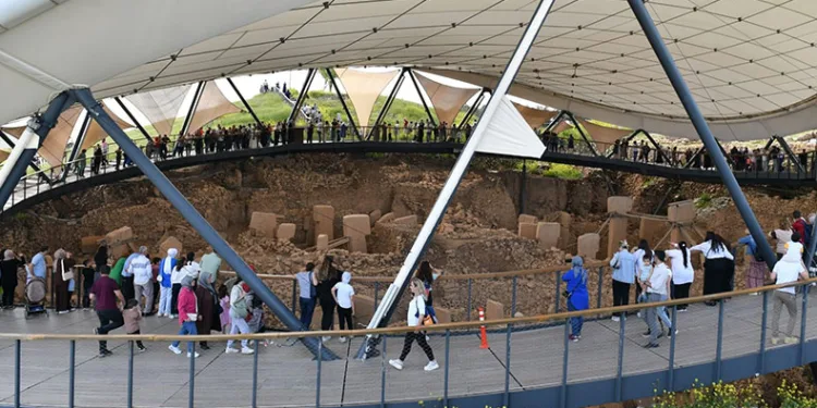 Bayram tatilinde Göbeklitepe’ye ziyaretçi akını