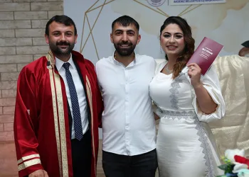 Başkan Sarıyıldız, ilk nikahını kıydı