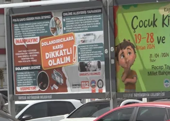 Kayseri’de bilboardlu dolandırıcılık uyarısı