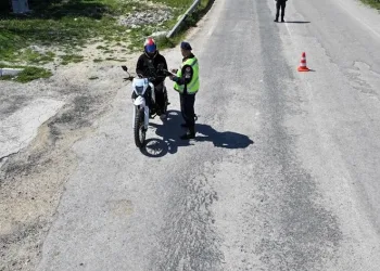 Kırklareli’nde jandarma ekiplerinden bayram öncesi dronlu denetim