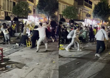 İş yerine sığınan genci taraftarlara vermediler