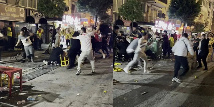 İş yerine sığınan genci taraftarlara vermediler