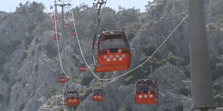 Faciadan dönülen teleferik alanında sessizlik