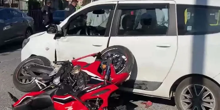 Beylikdüzü’nde motosiklet kazası