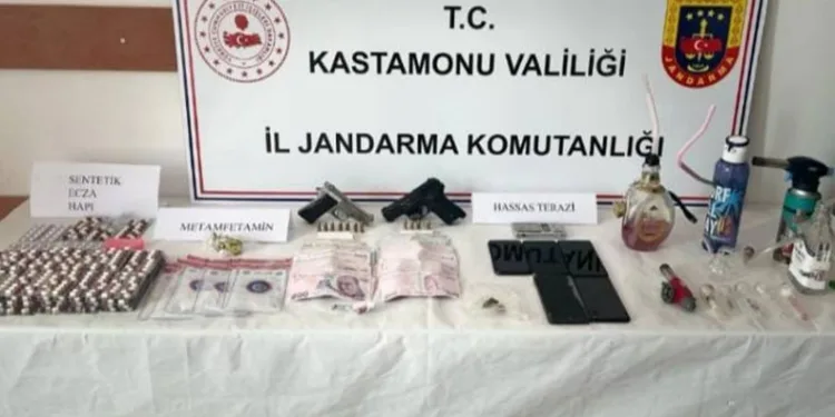 Kastamonu’da uyuşturucu operasyonu